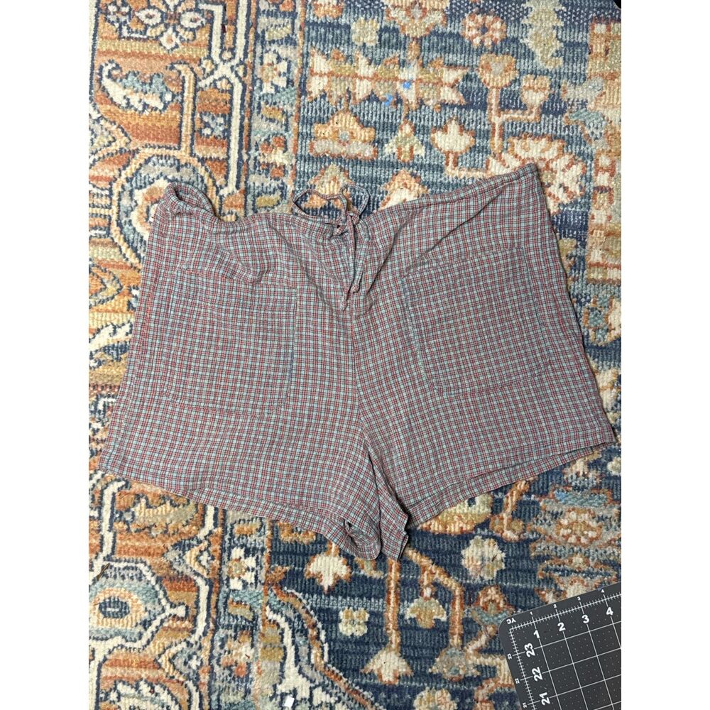 Vintage 1990s Plaid Drawstring J Crew Shorts